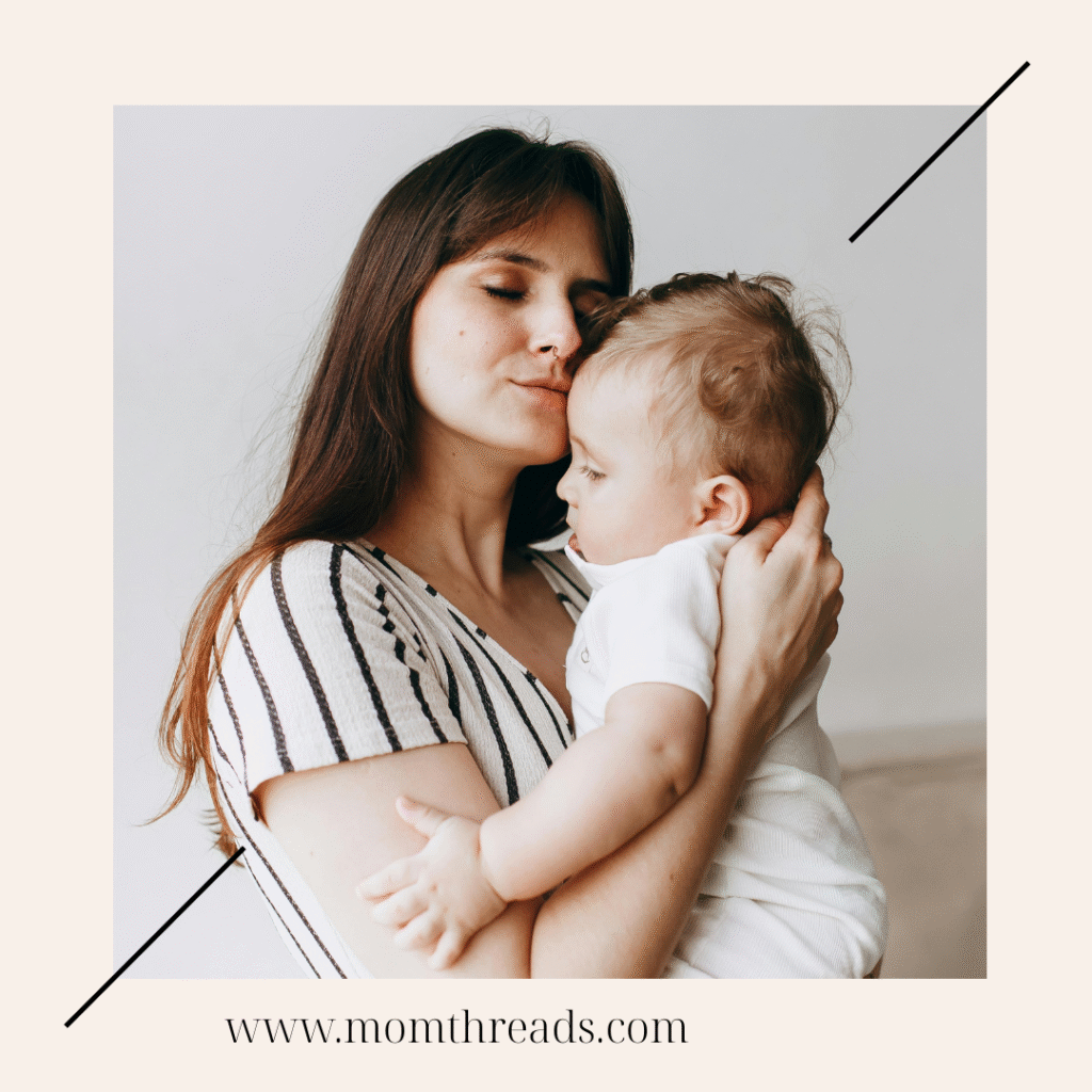 motherhood picture. mother and baby