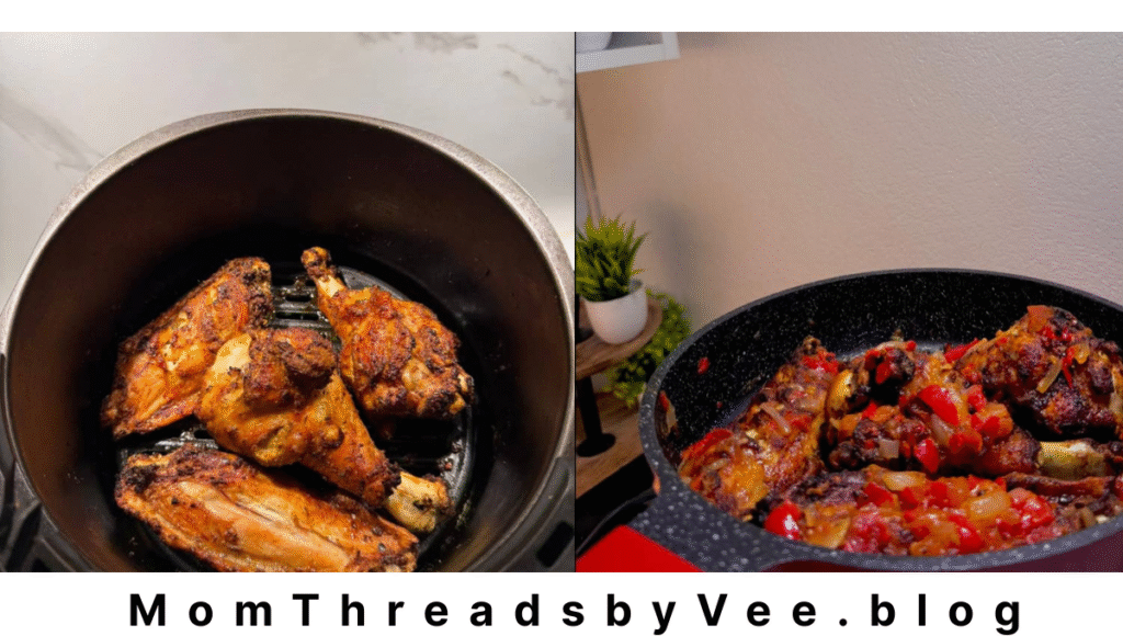 Peppered air-fried turkey recipes nad prepping