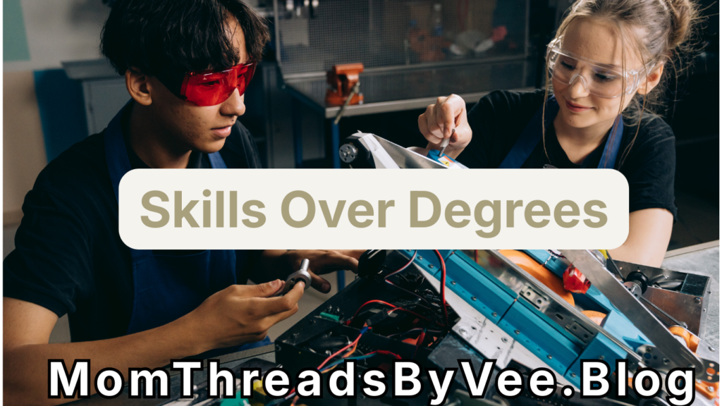 Apprenticeship and skills over degrees