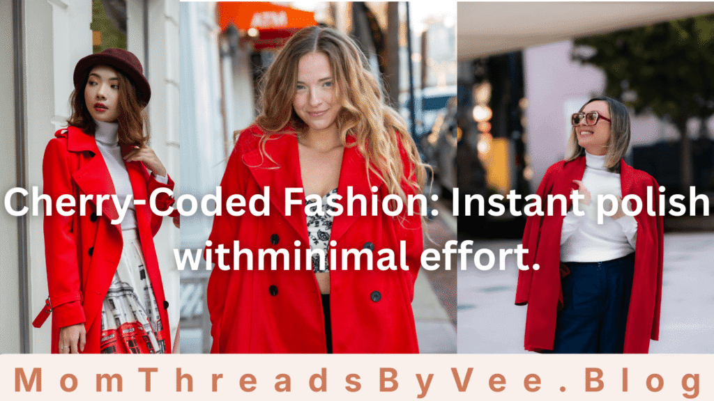 cherry-coded style coat