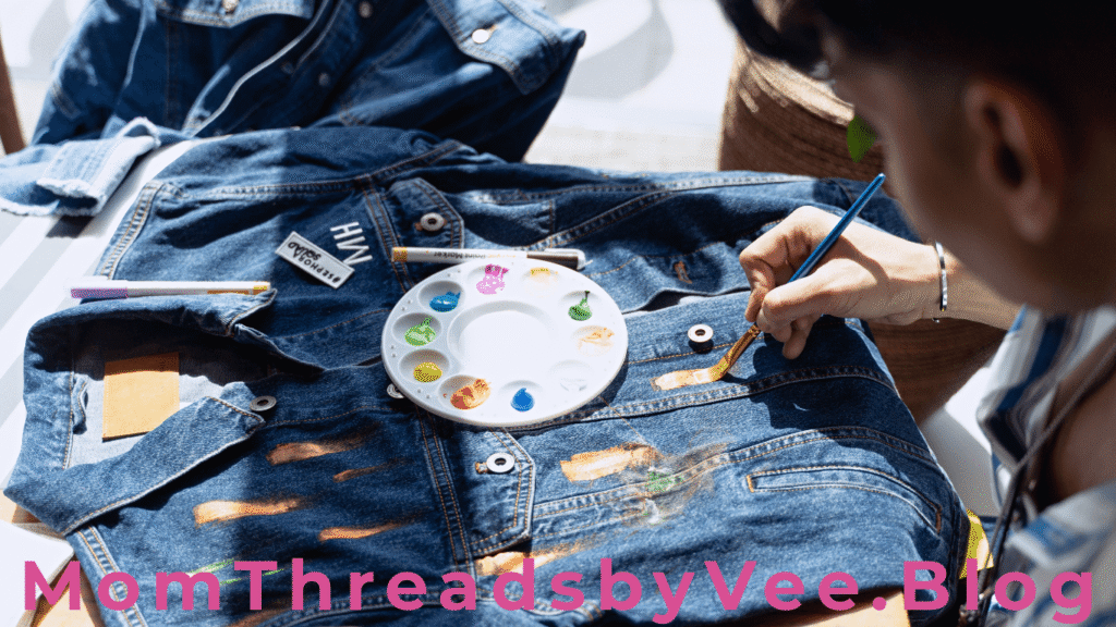 Eco-chic texture - upcycled denims