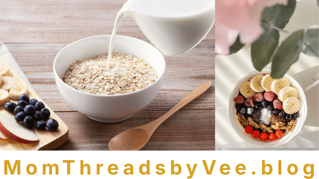 healthy breakfast bowl ideas for busy mom and kids