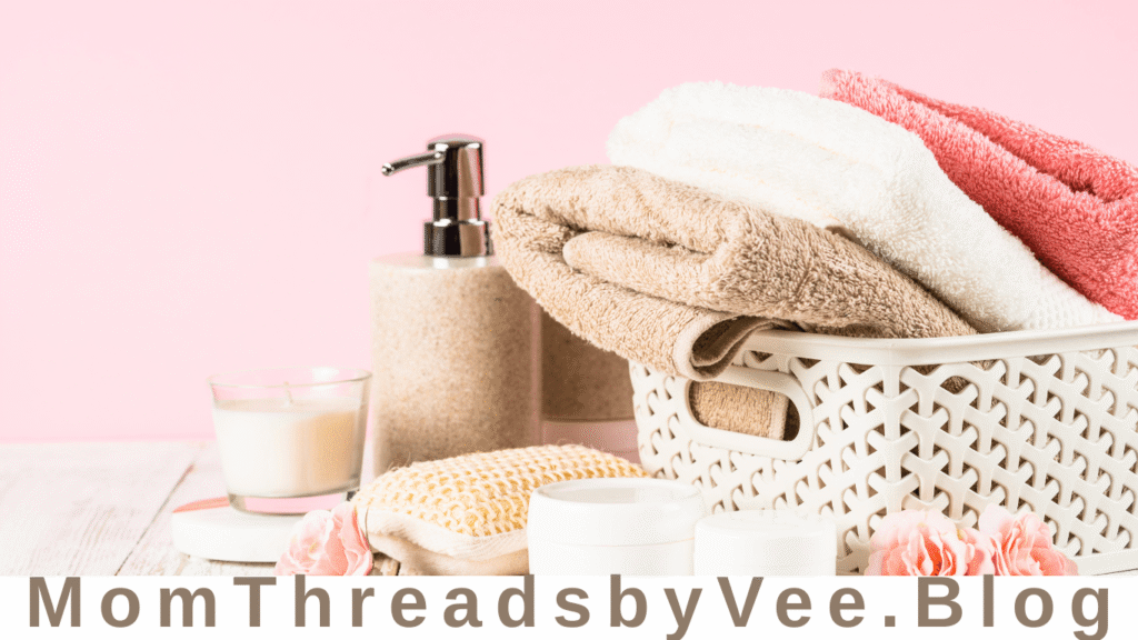 before and after bathroom transformation showing a simple bathroom upgraded into a spa-like relaxing space
