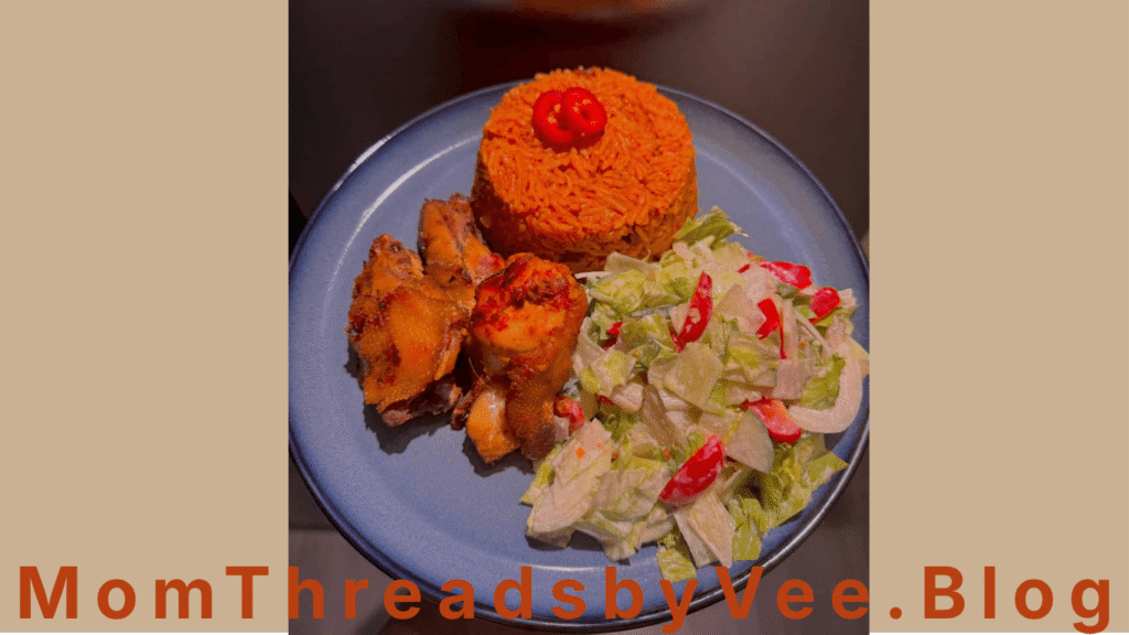  Nigerian Smoky Jollof Rice with Fried Plantains