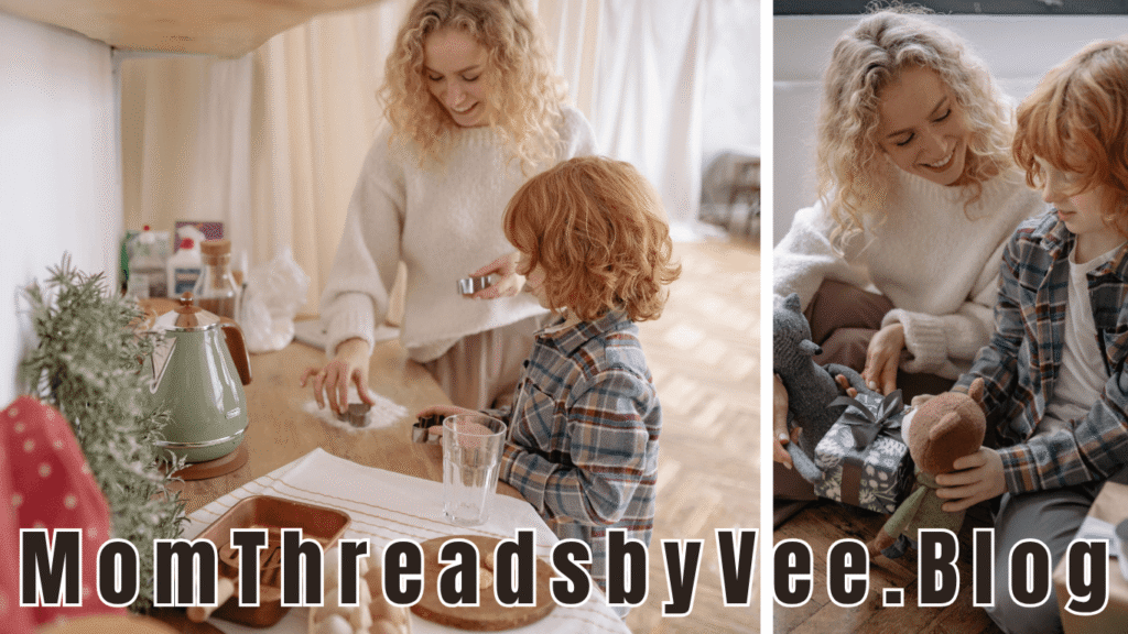 mom morning routine with kids