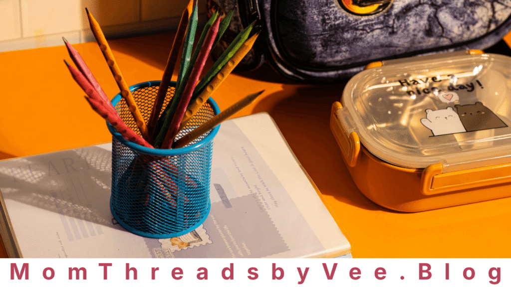 Back to School supplies, Backpack and Lunch box
