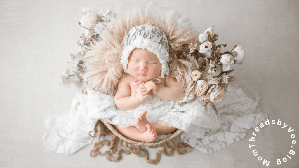 Baby Wrapped in a Simple Blanket