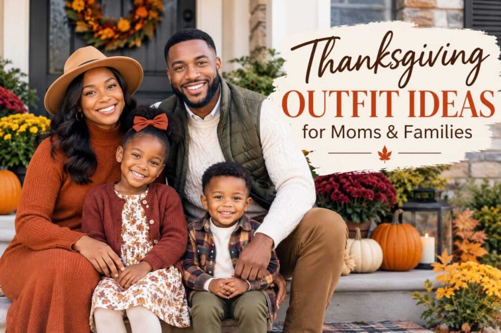 THANKSGIVING OUTFIT IDEAS FOR MOMS & FAMILIES